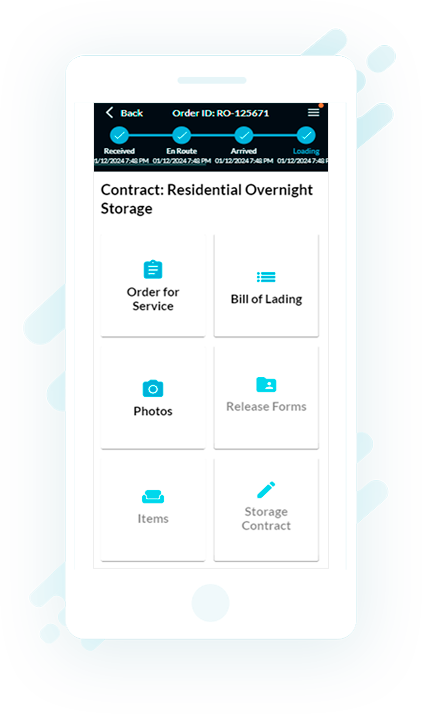 Electronic Bill of Lading Elromco Moving Software