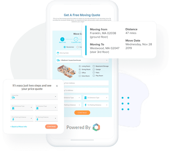 Moving Software Responsive Lead Forms